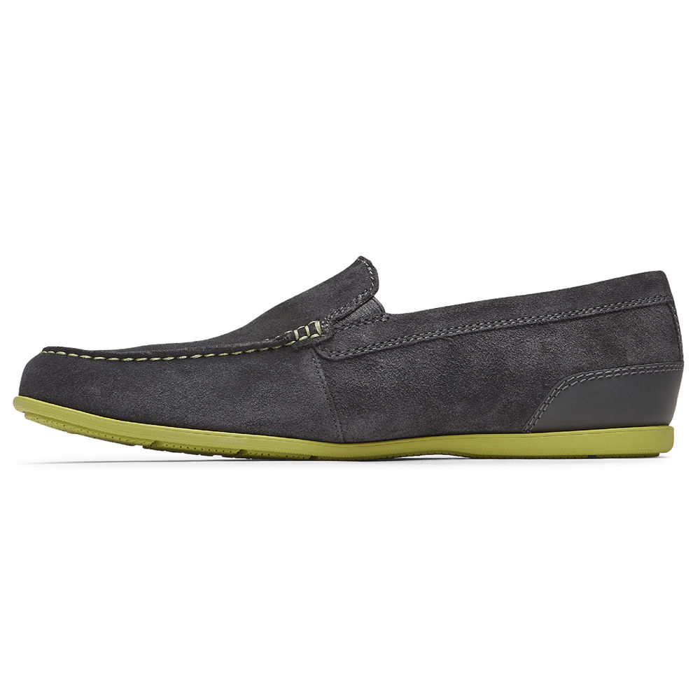 Rockport Slip-On For Mens Dark Grey - Malcom Venetian - OW5617832